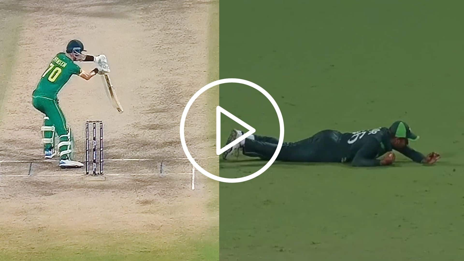 [Watch] Babar Azam's Flying Catch, Haris Rauf's Pace Sends Marco Jansen Packing